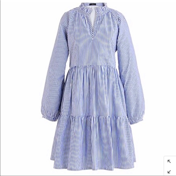 J. Crew Dresses & Skirts - Like new! JCrew tiered striped dress (XS)